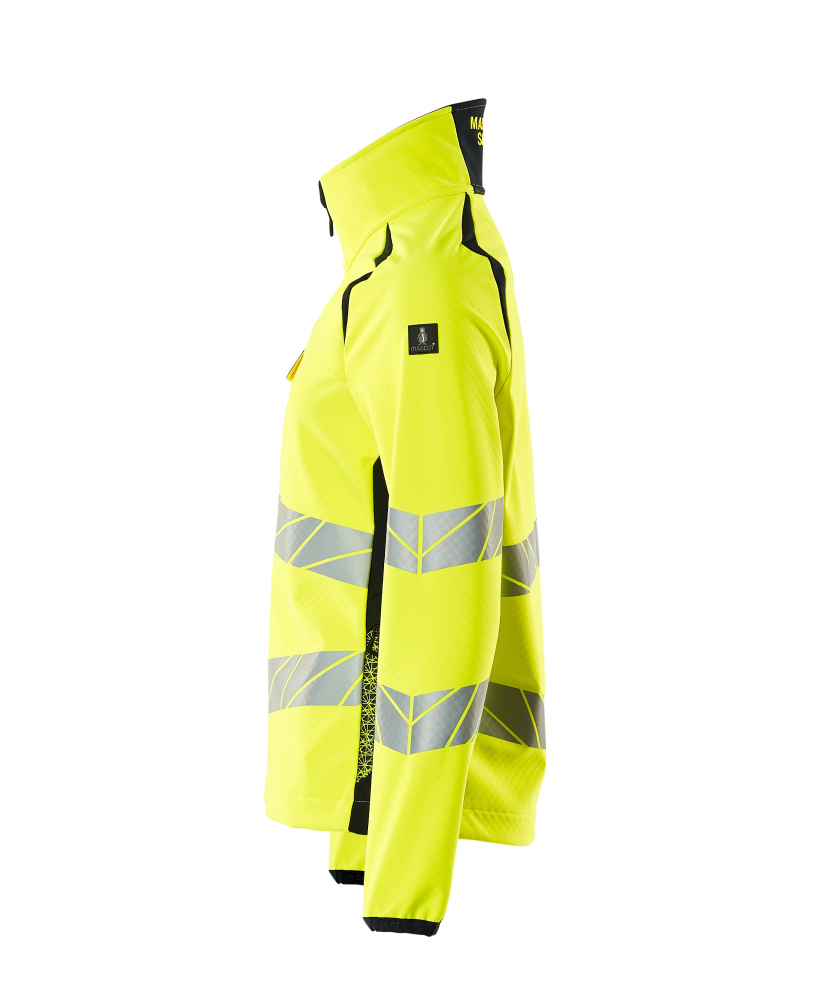 Damen-Passform Softshelljacke ACCELERATE SAFE Hi-vis Gelb/Schwarzblau 5XL