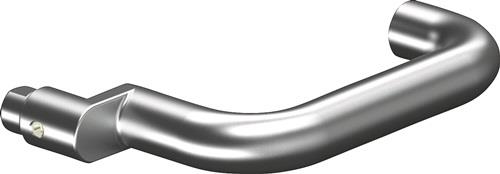 Profiltürdrückerlochteil OGRO 8100A AL 8mm Alu.F1 gekr.OGRO