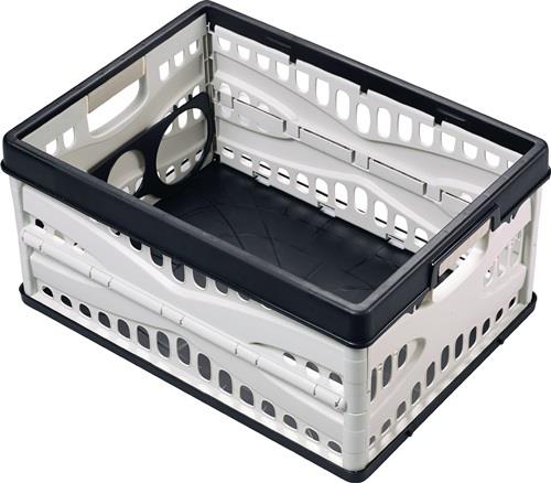 Klappbox L485xB345xH230mm Inh.35l m.2 Griffen u.Flaschenhalter