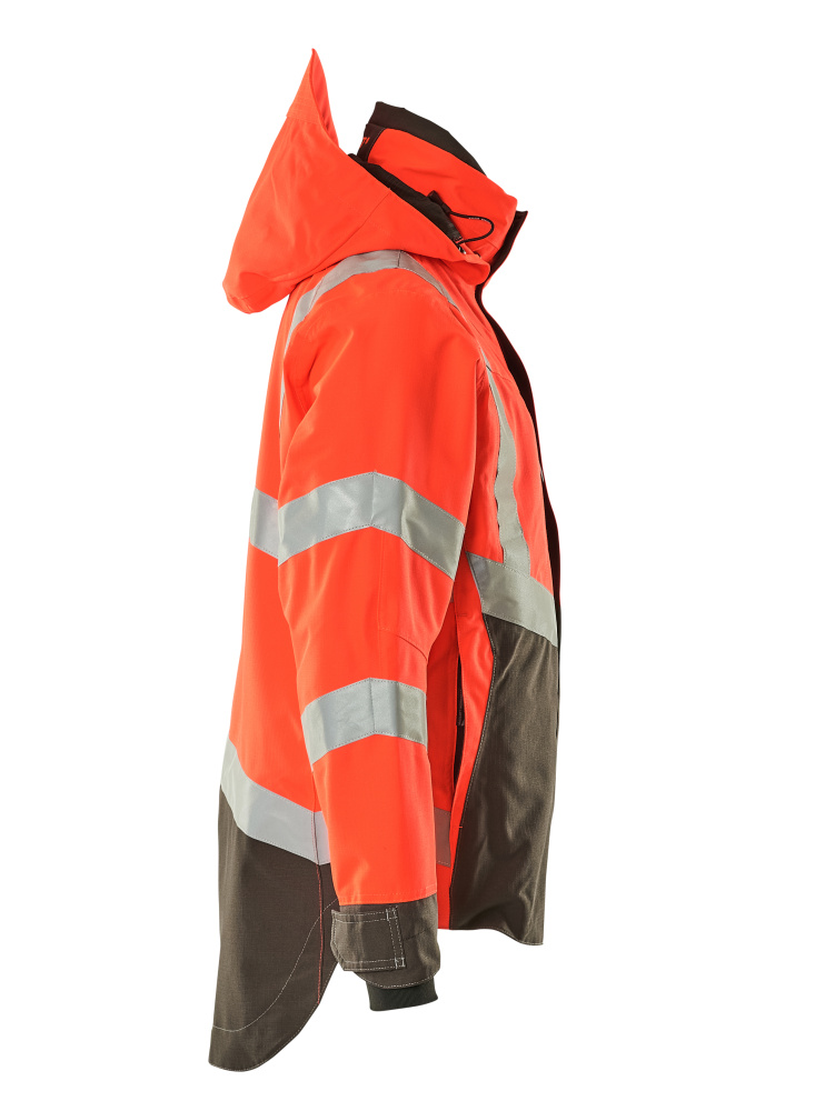 Hardshelljacke SAFE SUPREME Hi-vis Rot/Dunkelanthrazit 3XL