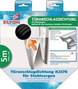 Türanschlagdichtung K2378 DIY Länge 5 m zum Einstecken weiß