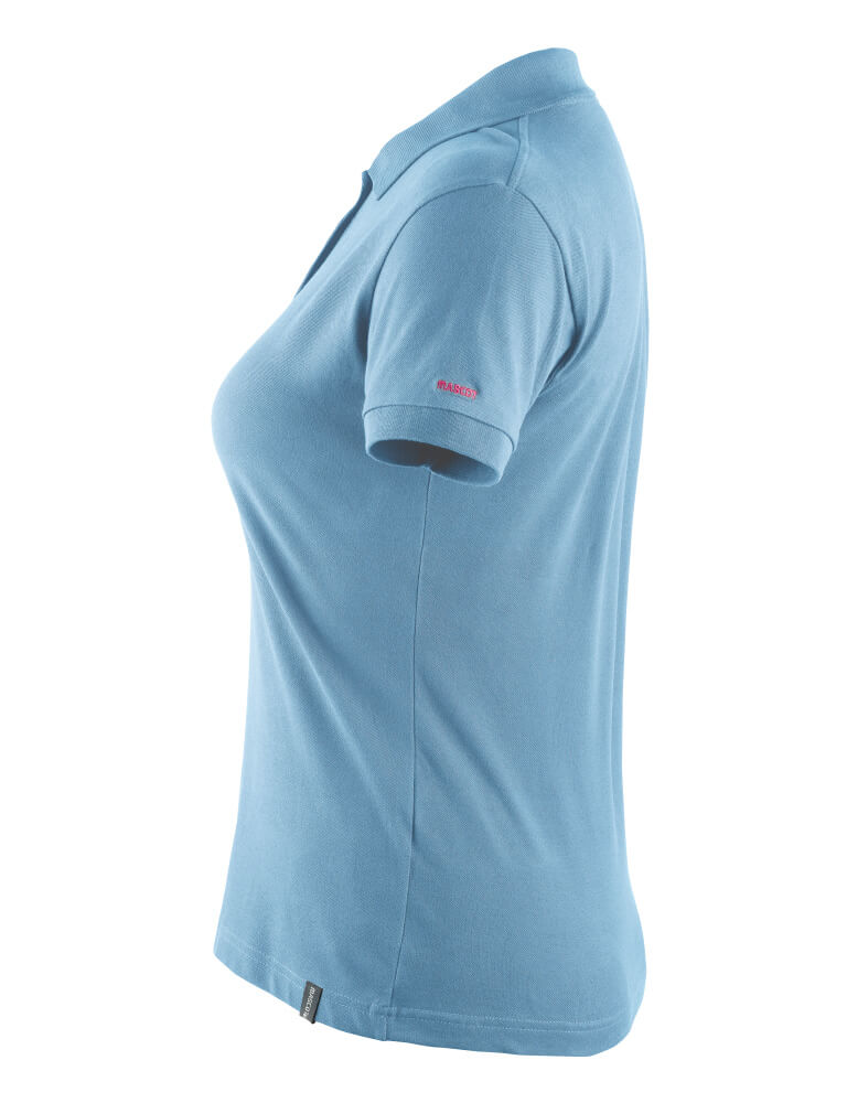 Damen-Passform Polo-Shirt CROSSOVER Hellblau M
