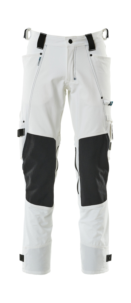 Hose mit Knietaschen ADVANCED Weiß 76C42