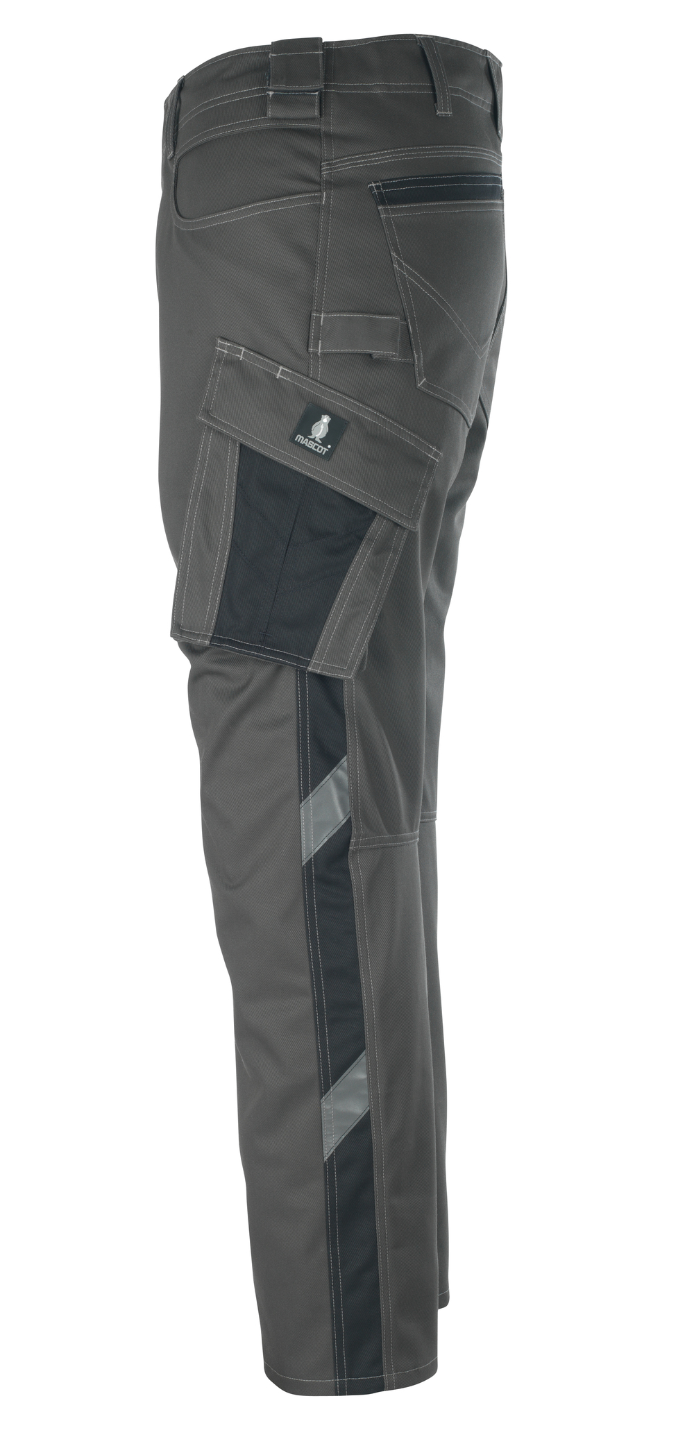 Hose mit Schenkeltaschen UNIQUE Dunkelanthrazit/Schwarz 82C50