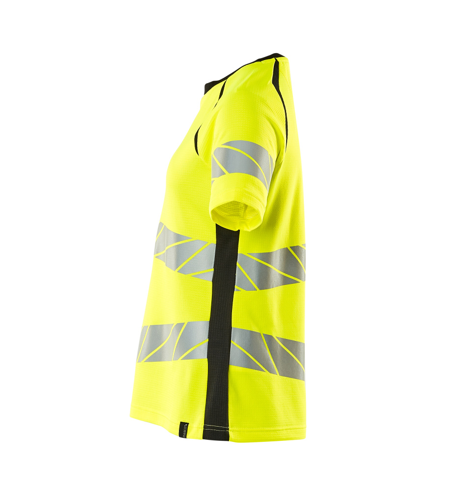 Damen-Passform T-Shirt ACCELERATE SAFE Hi-vis Gelb/Schwarz 5XLONE