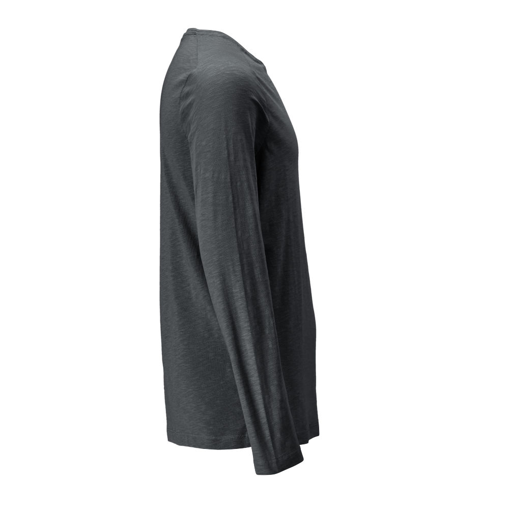 Langarmshirt CUSTOMIZED Anthrazitgrau 3XL