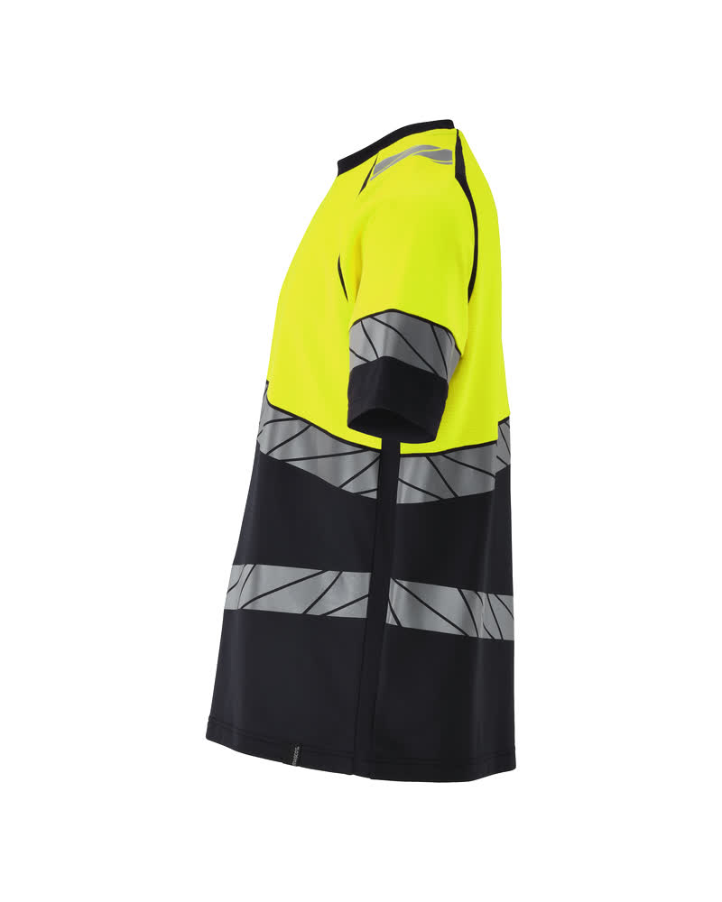 T-Shirt ACCELERATE SAFE Schwarzblau/Hi-vis Gelb L