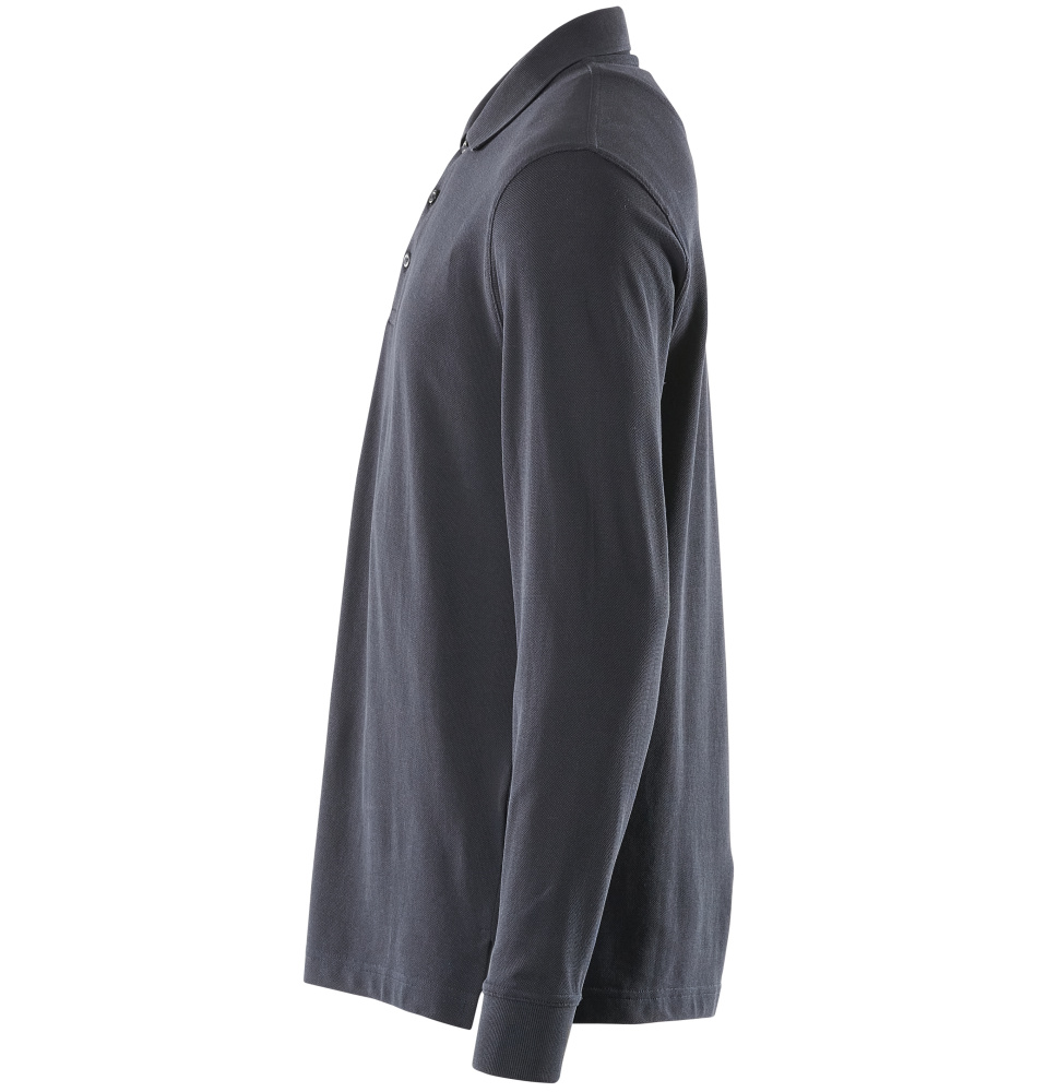 Polo-Shirt, Langarm CROSSOVER Graphitblau L