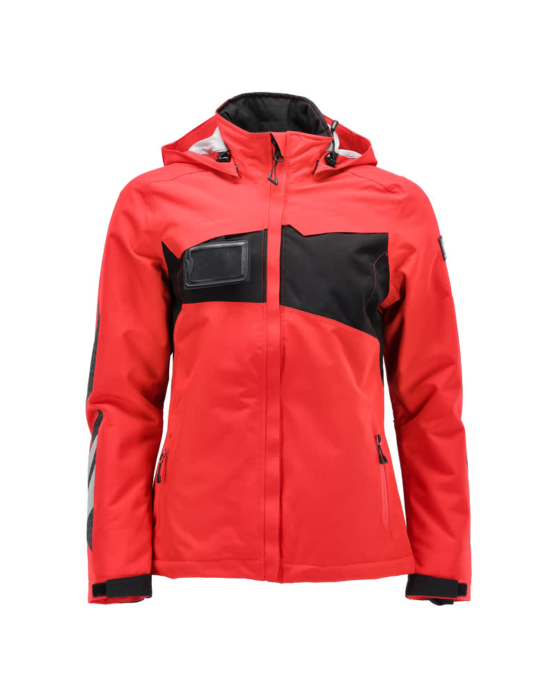 Damen-Passform Winterjacke ACCELERATE Verkehrsrot/Schwarz 2XL