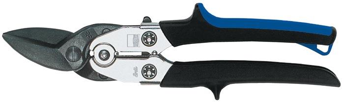 Figurenschere Stahl max. 1,2 mm Edelstahl max. 1 mm links