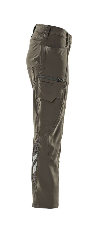 Damen-Passform PEARL Hose mit Schenkeltaschen ACCELERATE Dunkelanthrazit 76C38