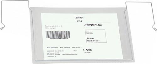 Dokumententasche B280xH180mm DIN A5 quer m.flex.Drahtbügel EICHNER