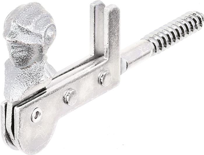 Fensterladenfeststeller galv. verz. dickschichtpassiviert 115 mm mit Anschlag