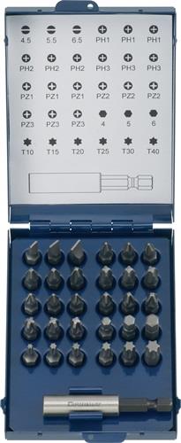 Bitsortiment 31-tlg.Schlitz/PH/PZD/TX m.Magnet u.Spreng-Ri PROMAT