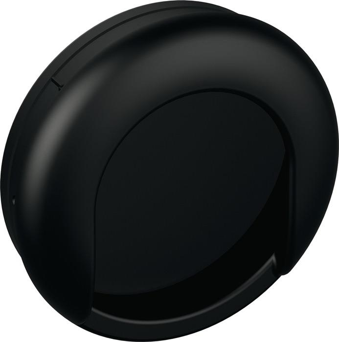 Einlassmuschel HEWI 90 tiefschwarz 90