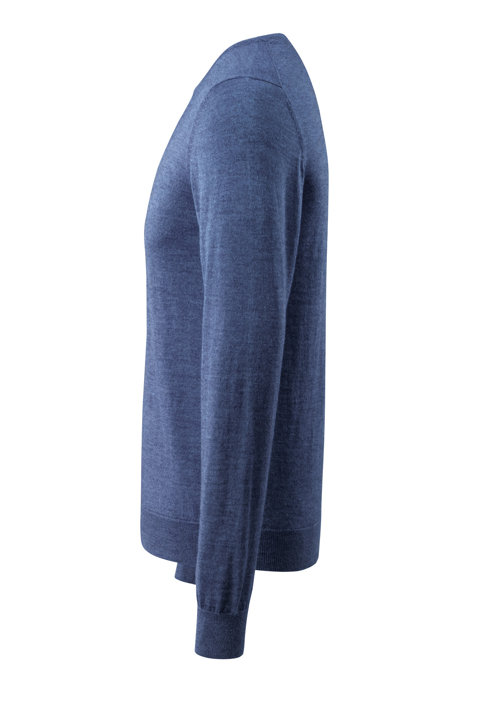 Strickpullover FRONTLINE Blau-meliert M