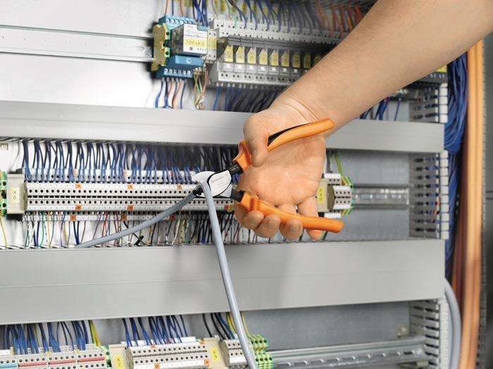 Kabelschere Kopf poliert VDE Mehrkomponenten Hüllen KT 8 185 mm max. 8 (16 mm²) mm AWG 6