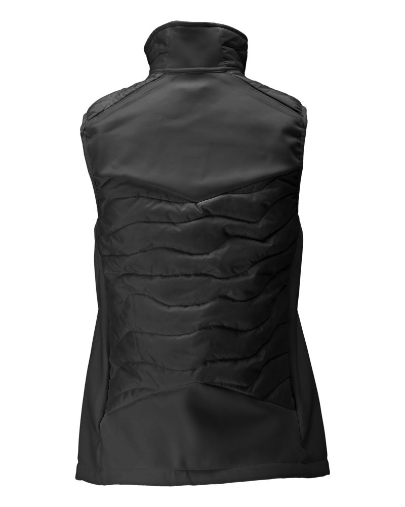 Damen-Passform Thermoweste CUSTOMIZED Schwarz 5XL