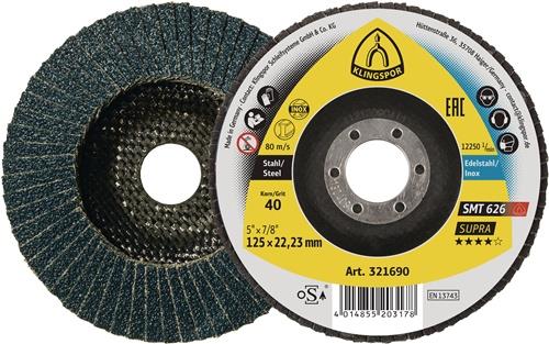 Fächerscheibe SMT 626 Supra D.115mm K.120 6Grad kon.INOX ZK