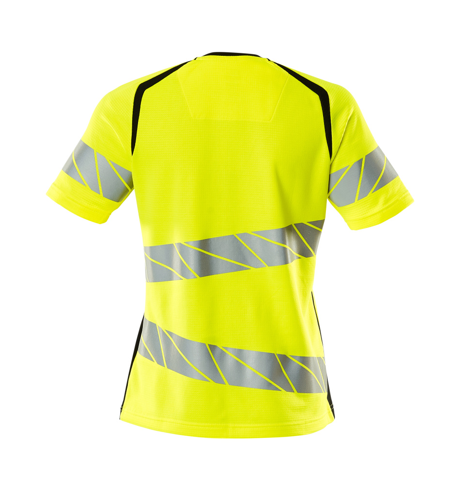Damen-Passform T-Shirt ACCELERATE SAFE Hi-vis Gelb/Schwarz 5XLONE