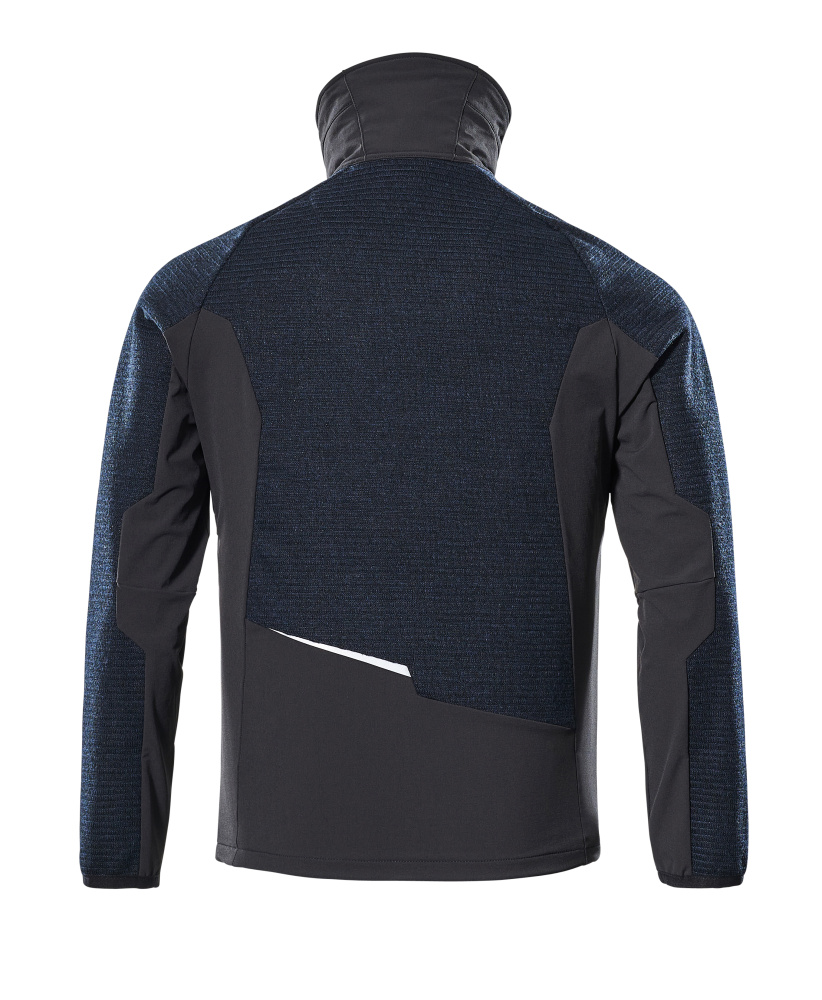 Strickjacke mit Reißverschluss ADVANCED Schwarzblau/Schwarz M