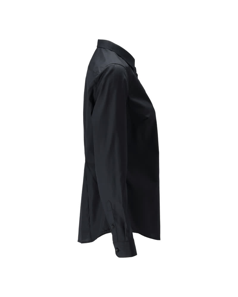 Damen-Passform Hemd FRONTLINE Vollschwarz 44