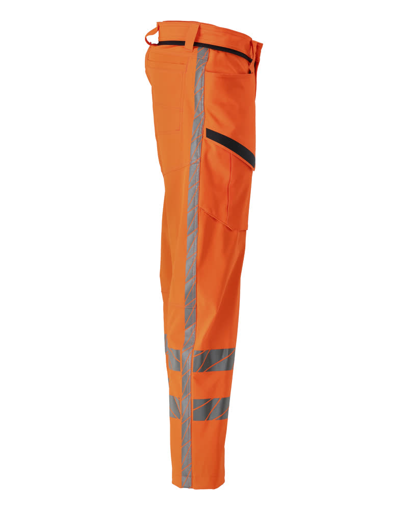 Hose mit Schenkeltaschen ACCELERATE SAFE Hi-vis Orange 90C48