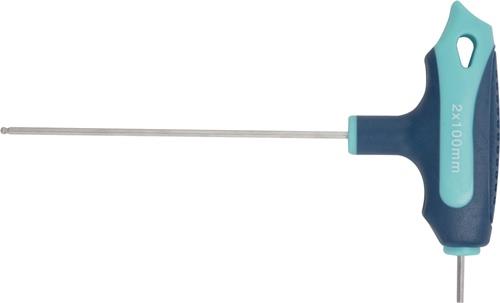 Stiftschlüssel m.Quergr.SW 10mm Klingen-L.200mm m.Seitenabtr.u.Kugelk.TECWERK