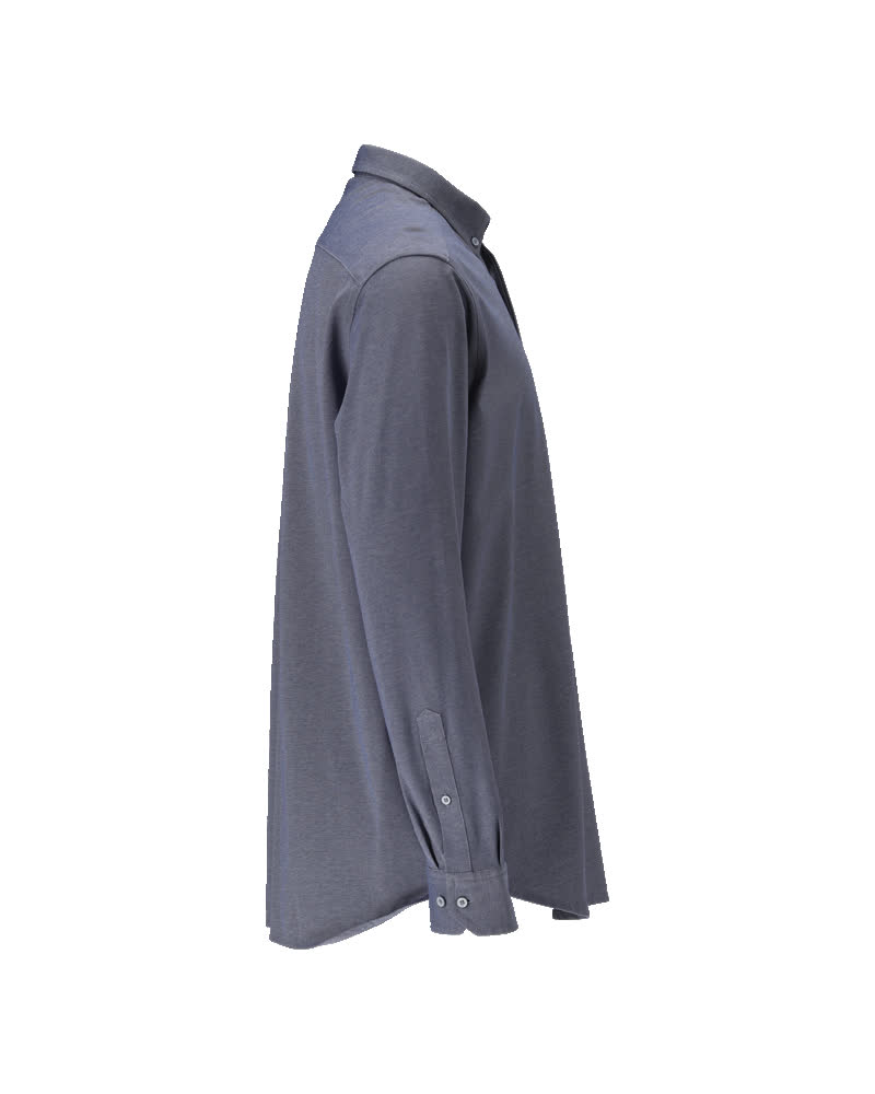 Hemd FRONTLINE Blau-meliert 47-48