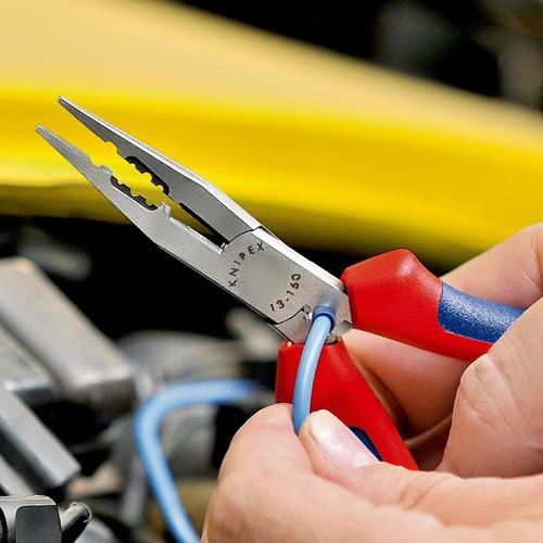 Verdrahtungszange L.160mm 0,5-0,75/1,5/2,5 mm² pol.Ku.-Überzug KNIPEX