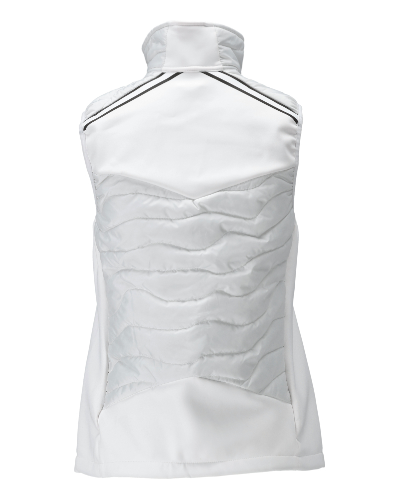 Damen-Passform Thermoweste CUSTOMIZED Weiß 5XL