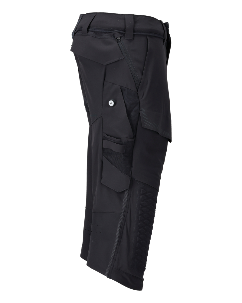 Dreiviertel-Hose mit Knietaschen CUSTOMIZED Schwarzblau C64