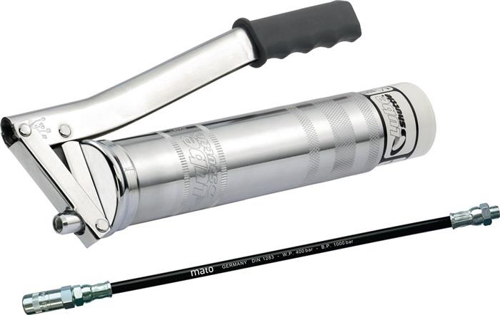 Handhebelfettpresse 400 g Lube-Shuttle Schraubkartuschen 400g