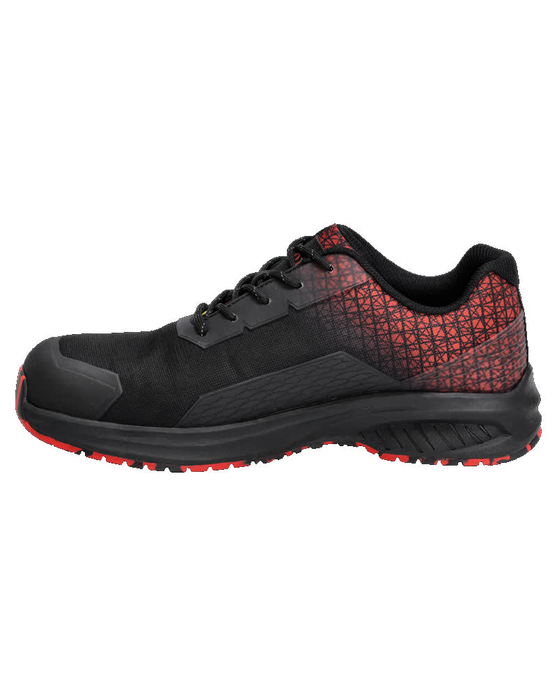 Sicherheitsschuhe FOOTWEAR ACCELERATE Schwarz/Verkehrsrot 0836