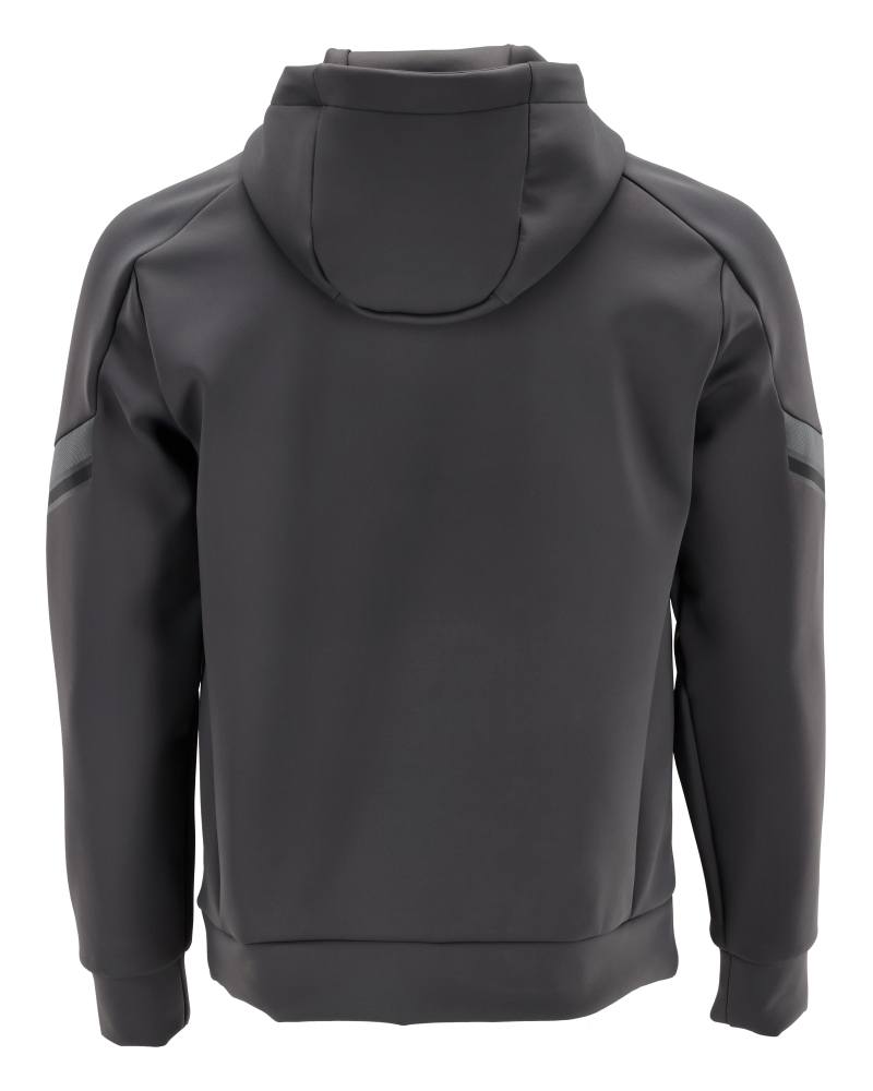 Fleece Kapuzenpullover CUSTOMIZED Anthrazitgrau XL