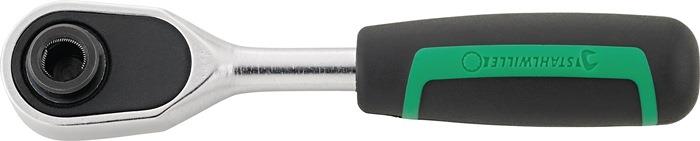 Bit-/Hebelumschaltknarre 419 B QR 1/4 ″ mit Ausdrückfunktion Länge 115 mm 80 Zähne STAHLWILLE