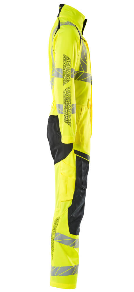 Overall mit Knietaschen ACCELERATE SAFE Hi-vis Gelb/Schwarzblau 4XL