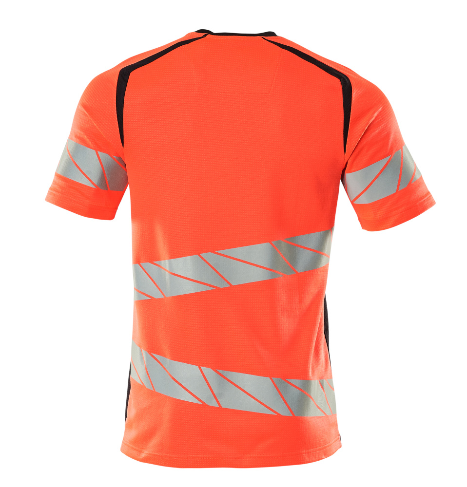 T-Shirt ACCELERATE SAFE Hi-vis Rot/Schwarzblau 4XLONE
