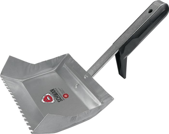 Kleberverteilerkelle verzinktem Spezialstahl 1,0mm 115 mm