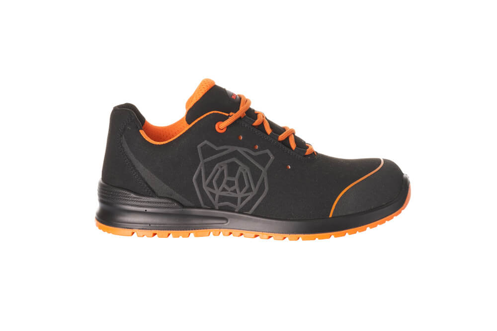 Sicherheitsschuhe FOOTWEAR CLASSIC Schwarz/Hellorange 36