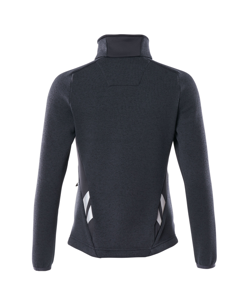 Damen-Passform Strickpullover mit Reißverschluss ACCELERATE Schwarzblau S