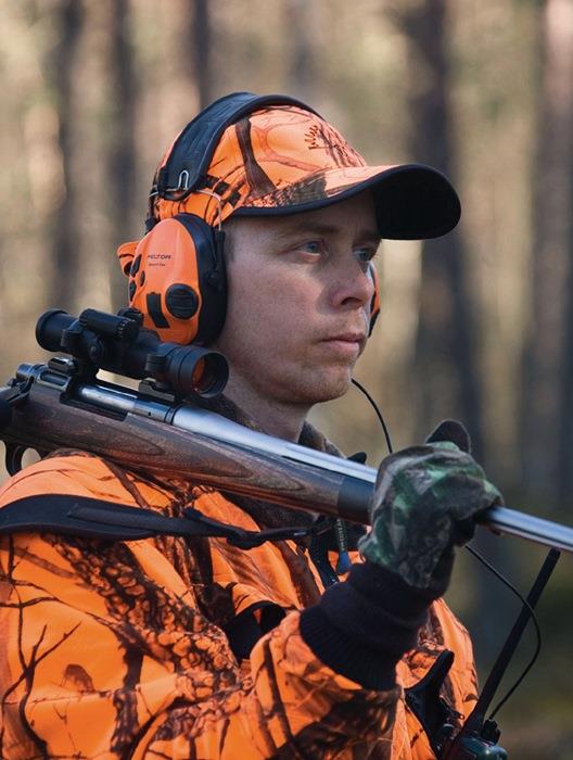 Kapselgehörschutz PELTOR™ SportTac™ Audioeingang EN 352 1, 4, 6:2020 26 dB orange/grün Jagdsport