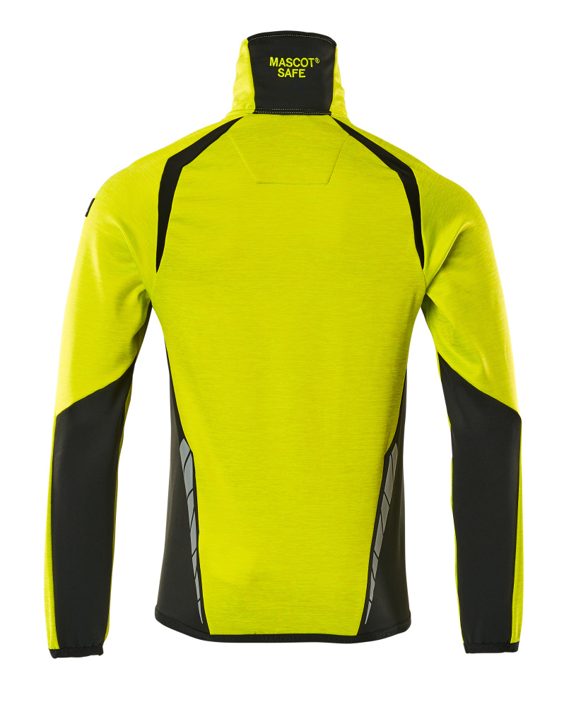 Fleecejacke ACCELERATE SAFE Hi-vis Gelb/Schwarz L