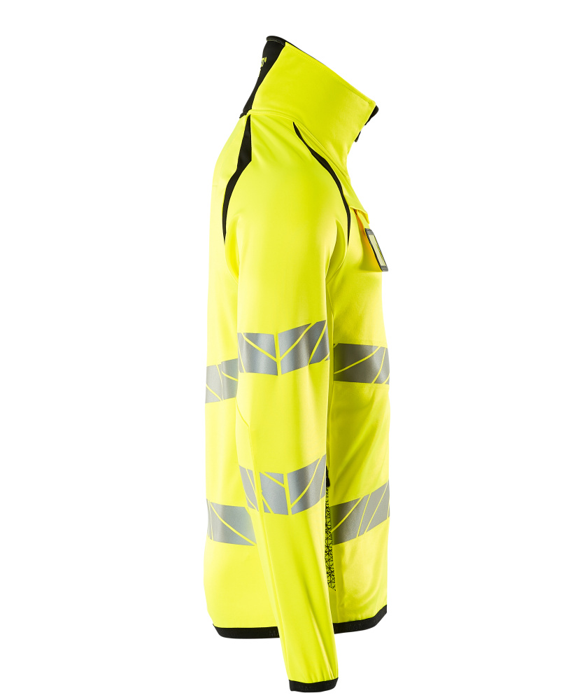 Fleecejacke ACCELERATE SAFE Hi-vis Gelb/Schwarz L