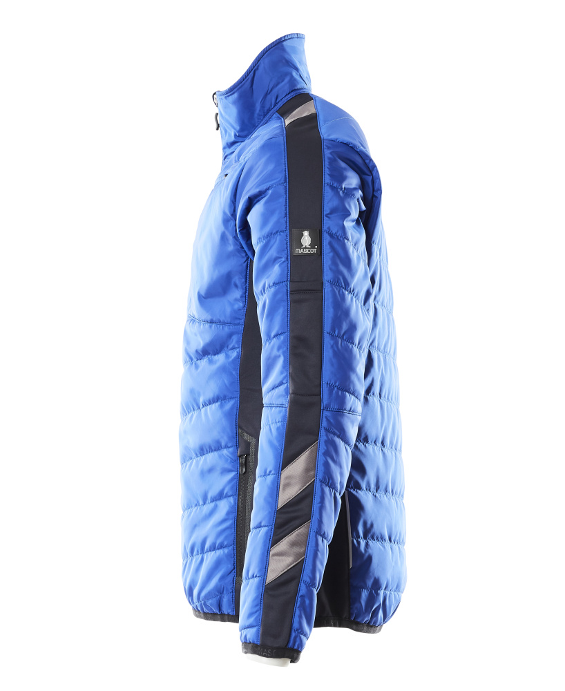 Thermojacke UNIQUE Kornblau/Schwarzblau L