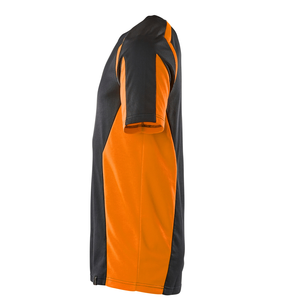T-Shirt ACCELERATE SAFE Schwarzblau/Hi-vis Orange 4XL