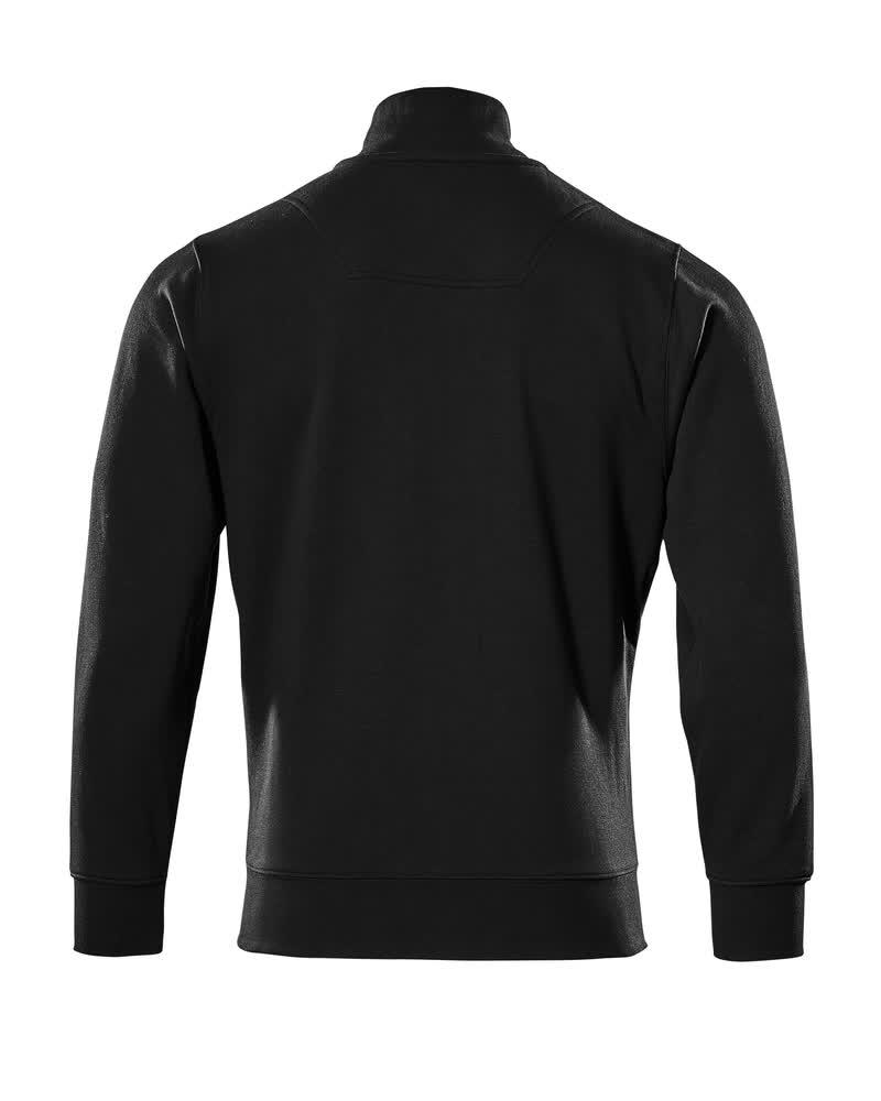 Sweatshirt mit Reißverschluss CROSSOVER Vollschwarz XL