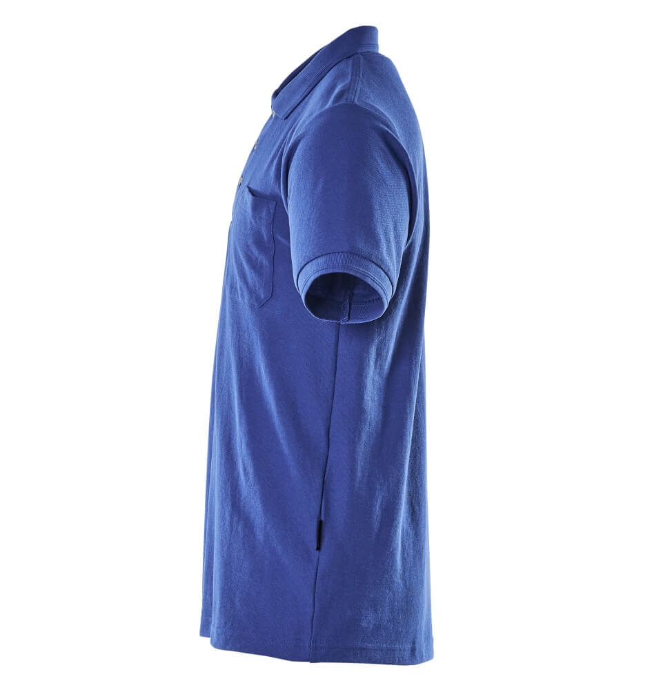Polo-Shirt mit Brusttasche CROSSOVER Kornblau 2XL