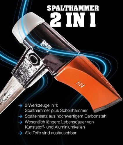 Spalthammer SIMPLEX 4100g Stiel-L.850mm Hickorystiel HALDER