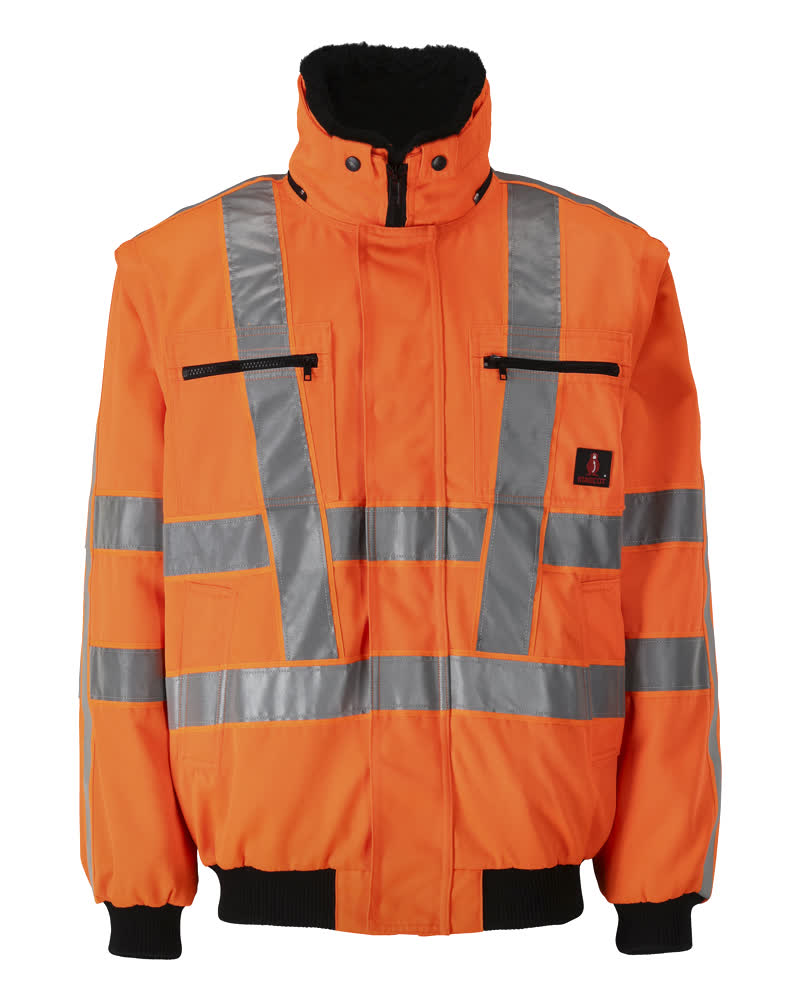 Pilotjacke SAFE ARCTIC Hi-vis Orange 4XL